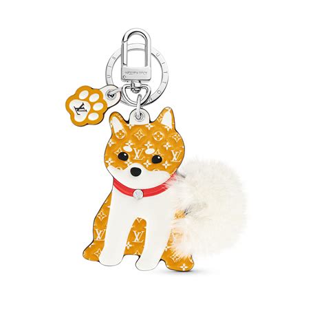 louis vuitton shiba|Louis Vuitton key holder charm.